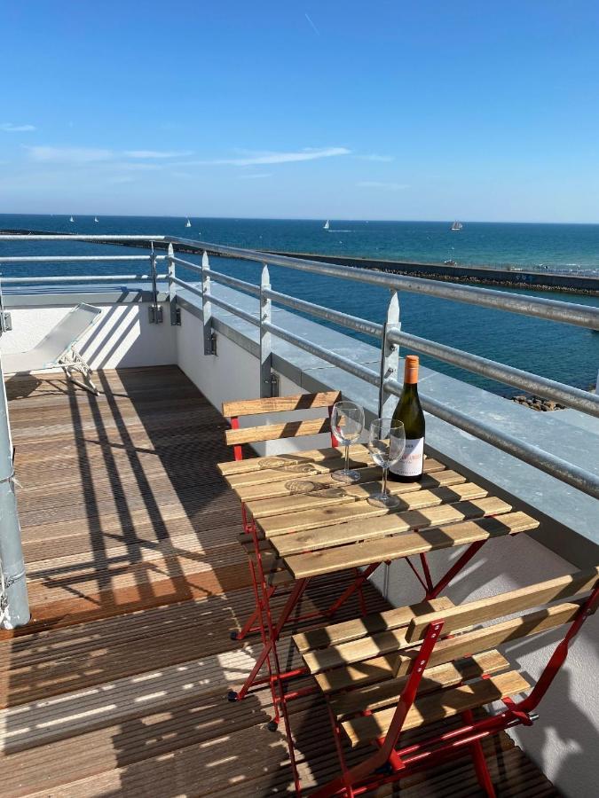 Penthouse Hygge Meerblick Am Strand Olpenitz Kültér fotó