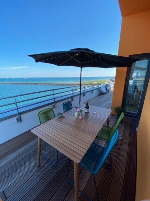 Penthouse Hygge Meerblick Am Strand Olpenitz Kültér fotó